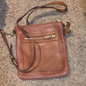 Coach Tan Leather Sullivan Crossbody Bag